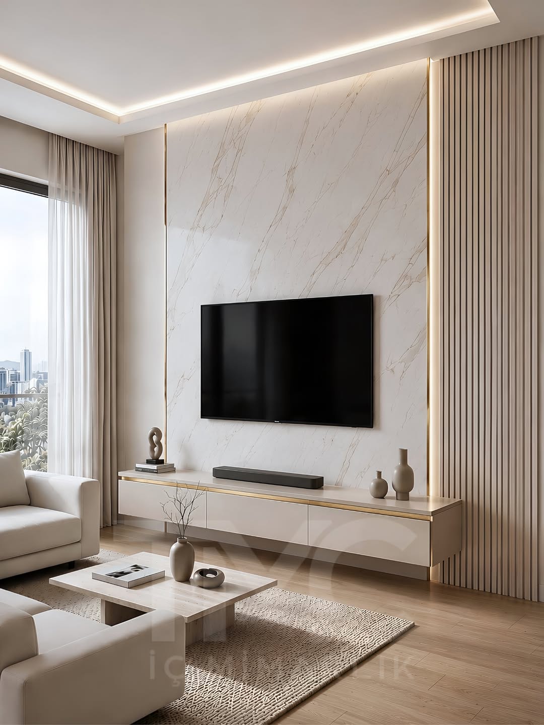 Limonlu Bahçe Nazlı Hanım TV Ünitesi Tasarımı